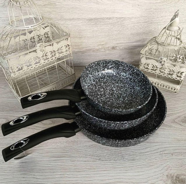 Set 3 tigai antiaderente (20,24 si 28cm) Edenberg EB-1738