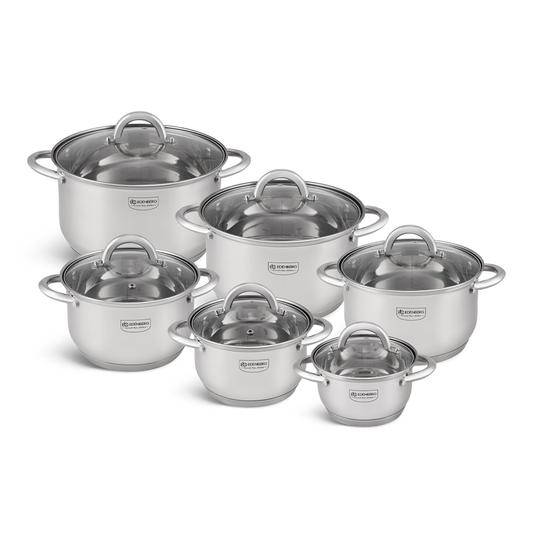 Set gatit 12 piese inox Edenberg EB-4000